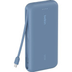 Повербанк BELKIN BoostCharge w/Integrated USB-C Cable 30W 20000mAh Blue (BPB024HQBL)