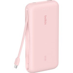 Повербанк BELKIN BoostCharge w/Integrated USB-C Cable 30W 20000mAh Pink (BPB024HQPK)