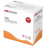 Кабель мережевий HIKVISION UTP Cat.6 4x2x0.57 CCA Gray 305м (DS-1LN6UU/CCA)