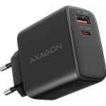 Зарядний пристрій AXAGON 1xUSB-A QC4.0, 1xUSB-C PD45W PPS Black