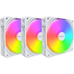 Комплект вентиляторів MONTECH E28 ARGB White 3-Pack