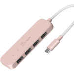 USB-хаб J5CREATE Eco-Friendly USB-C to 4-Port Type-A Gen 2 Hub Earth Rose (JCH341ER-N)