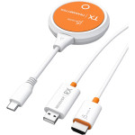 Адаптер J5CREATE ScreenCast Full HD WI-FI 15m USB-C to HDMI Miracast/AirPlay/Chromecast USB-C to HDMI v2.1 White (JVAW62-N)