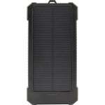 Повербанк з сонячною батареєю GEMBIRD Power Bank With Solar Panel, 1xUSB-C, 2xUSB-A, 3A 20W 10000mAh (PB10-SOLAR-1)