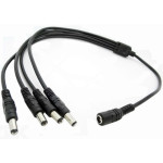 Розгалужувач живлення VOLTRONIC DC-F to 4xDC-M (5.5x2.5мм) 40см (YT-DC-F=>4XDC-M-40/2845)