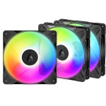 Комплект вентиляторів ARCTIC P14 Pro A-RGB Reverse Black 3-Pack (ACFAN00327A)