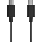 Кабель ATCOM USB CM/CM PD/QC 60W 3A 0.8м Black (AT-CB80)