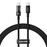 Кабель BASEUS Gem Fast Charging Data Cable USB-C to USB-C PD100W 1м Black (P10373000111-00)