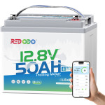Акумуляторна батарея REDODO LiFePO4 12V 50Ah Bluetooth Battery for Trolling Motors (12.8В, 50Агод) (R12V50-TM-BT-4-A38)