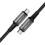 Кабель ACEFAST C1-09 USB-C - USB-C PD240W 1м Black Gray