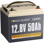 Акумуляторна батарея POWER QUEEN LiFePO4 12V 50Ah Deep Cycle Lithium Battery (12.8В, 50Агод)