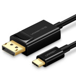 Кабель UGREEN MM139 USB-C to DisplayPort 1.5м Black (50994)