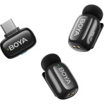 Бездротовий петличний мікрофон BOYA Mini-23 Tiniest Wireless Microphone Type-C Black
