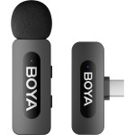 Бездротовий петличний мікрофон BOYA BY-V10 Next-Gen Dual-Channel Wireless Microphone Type-C Black