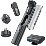 Бездротовий петличний мікрофон BOYA Magic-02 Transformable Al-Powered Mini Wireless Mic Lightning & USB-C & 3.5mm TRS