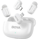 Бездротовий петличний мікрофон BOYA Mini-13 Tiniest Wireless Microphone Lightning & USB-C Connectors White