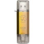 Флешка 16GB T&G 009 Star Series USB 3.2 Type-C/USB-A Gold (TG009TC-16GGD3)