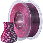 Пластик (філамент) для 3D принтера ELEGOO Silk PLA 1.75mm, 1кг, Silk Black Red (50.203.0335)