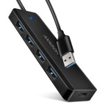 USB-хаб AXAGON 4-Port SuperSpeed USB-A Travel Hub