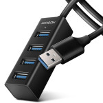 USB-хаб AXAGON 4-Port SuperSpeed USB-A Mini Hub 1.2m