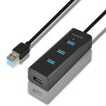USB-хаб AXAGON 4-Port USB-A 3.0 Hub w/Micro-USB Power