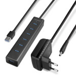 USB-хаб AXAGON 7-Port USB-A 3.0 Charging Hub