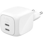 Зарядний пристрій BELKIN Boost Up Charge Pro Dual USB-C GaN Wall Charger 50W White (WCH019KQWH)