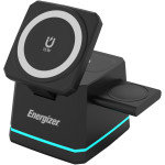 Бездротовий зарядний пристрій ENERGIZER 3-in-1 Magnetic Wireless Charging Dock for Phone, Earbuds & Watch