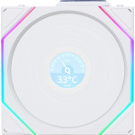 Вентилятор LIAN LI Uni Fan TL Wireless LCD 120 Reverse Blade White (G99.12RTLLCD1W1W.00)