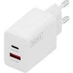 Зарядний пристрій DIGITUS 1xUSB-A, 1xUSB-C, 20W White (DA-10300)