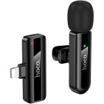 Беспроводной петличный микрофон HOCO L20 Fair Lightning Black