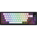 Клавіатура бездротова HATOR Skyfall 65 Pro wireless Aurum Vanila Silent Switch UA Black/Gray/White (HTK4160UA)