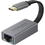Мережевий адаптер PROMATE GigaLink-C High Speed USB-C to Gigabit Ethernet Adapter Gray