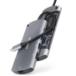 Порт-реплікатор AXAGON 6-in-1 SuperSpeed USB-C Combo Hub
