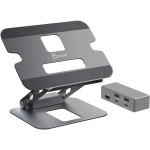 Підставка для ноутбука J5CREATE Multi-Angle 4K Docking Stand (JTS327-N)
