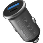 Автомобільний зарядний пристрій COLORWAY 1xUSB-C, 1xUSB-A, PD3.0, QC3.0, 38W Gray (CW-CHA065PD-GR)