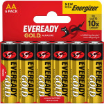 Батарейка ENERGIZER Eveready Gold AA 6шт/уп (7234905)