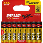 Батарейка ENERGIZER Eveready Gold AAA 8шт/уп (7168306)