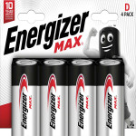 Батарейка ENERGIZER Max D 2шт/уп (6392630)
