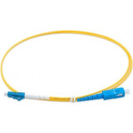 Оптичний патч-корд COR-X LC/UPC-SC/UPC, SM, Simplex, 1м, Yellow (OFPC-SC/UPC-LC/UPC-1)