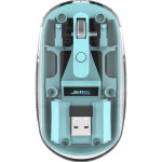 Миша JEDEL WD131P Transparent Blue