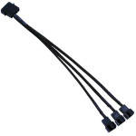 Кабель-разветвитель для вентиляторов Molex (M) → 3x3-pin (F)