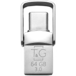 Флешка 64GB T&G 104 Metal Series USB 3.0 Type-C Silver (TG104TC-64G3)