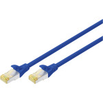 Патч-корд DIGITUS SSTP Cat.6a CU 0.25м Blue (DK-1644-A-0025/B)