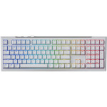 Клавіатура бездротова DUCKY One X Wireless Inductive Switch White (ON2408AST3-DAUSPDOECL2WW1)