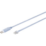 Кабель консольний DIGITUS USB - RJ45, chip FT232RNL 1.8м Light Blue (DA-70173)
