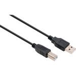 Кабель VINGA USB 2.0 AM/BM 1.8м (VCPDCAMBMS1.8BK)