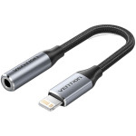 Адаптер VENTION Earphone Jack Adapter Lightning - AUX Gray (BMBHA)