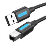 Кабель VENTION USB AM to USB BM Printer Cable 10м Black (COQBL)