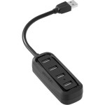 USB-хаб VENTION 4-Port USB 2.0 Black (VAS-J43-B015)